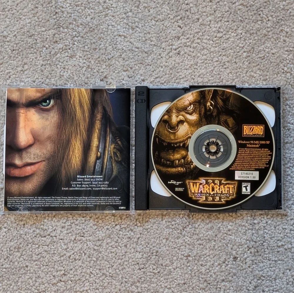 Blizzard Warcraft Battle Chest PC CD-ROM